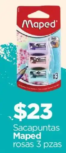 Chedraui Maped sacapuntas rosas oferta