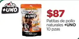 Chedraui +UNO Patitas de pollo naturales oferta