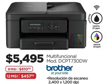 Brother multifuncional mod. dcpt730dw