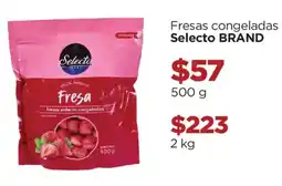 Chedraui Selecto BRAND Fresas congeladas oferta