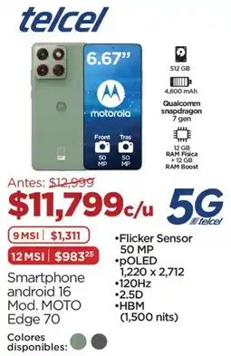Chedraui motorola moto edge 70 oferta