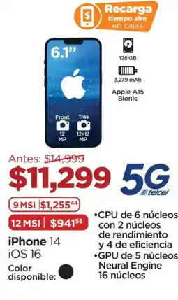 Chedraui iphone 14 oferta
