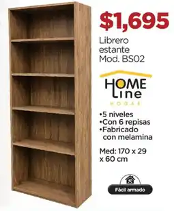 Chedraui Home Line Librero estante Mod. BS02 oferta