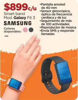 Chedraui samsung smart band mod. galaxy fit 3 oferta