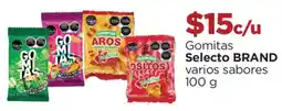 Chedraui Gomitas Selecto BRAND varios sabores oferta
