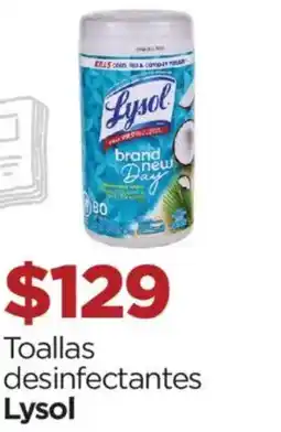 Chedraui Toallas desinfectantes Lysol oferta