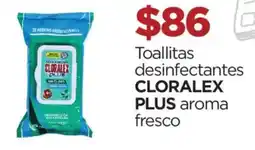 Chedraui Cloralex plus toallitas desinfectantes aroma fresco oferta