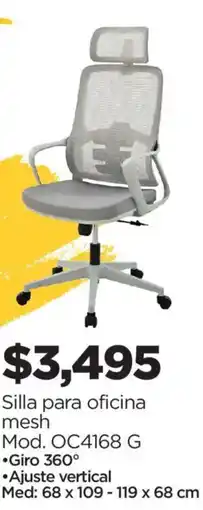 Chedraui Silla para oficina mesh oferta