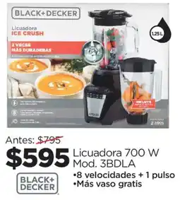 Chedraui Black+Decker licuadora ice crush oferta