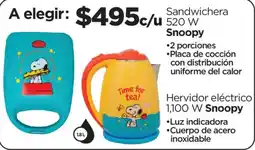 Chedraui Snoopy Sandwichera oferta