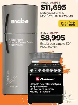 Chedraui mabe refrigerador 14 p3 oferta