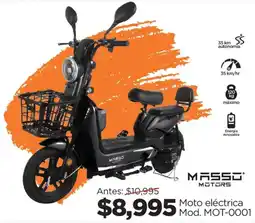 Chedraui Masso Motors Moto eléctrica oferta