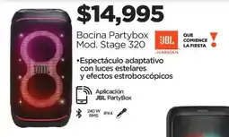 Chedraui JBL Bocina Partybox Mod. Stage 320 oferta