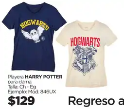 Chedraui Harry Potter Playera para dama oferta