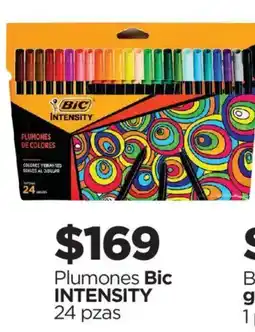 Chedraui Bic Plumones INTENSITY oferta