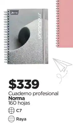 Chedraui Norma Cuaderno profesional oferta