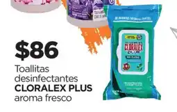 Chedraui Cloralex plus toallitas desinfectantes aroma fresco oferta
