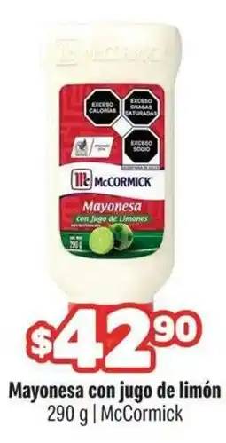 Smart & Final McCormick Mayonesa con jugo de limón oferta