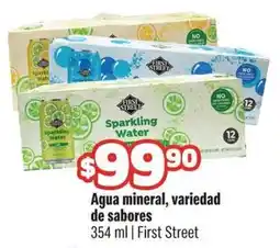 Smart & Final First Street Sparkling Water oferta