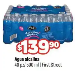 Smart & Final First Street Agua alcalina oferta