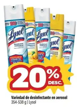 Smart & Final Lysol variedad de desinfectante en aerosol oferta