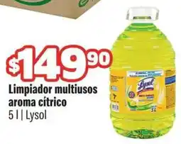 Smart & Final Lysol limpiador multiusos aroma cítrico oferta