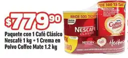Smart & Final Nescafe Clasico + Coffee Mate oferta