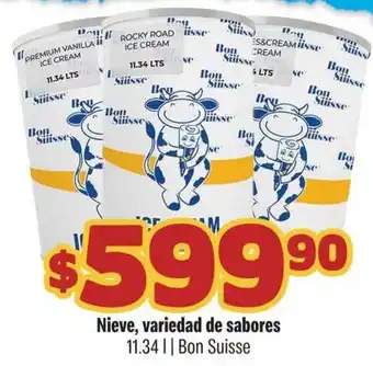 Smart & Final Bon Suisse Nieve, variedad de sabores oferta