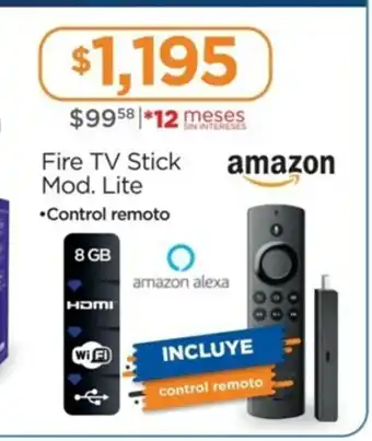 Chedraui Fire TV Stick Mod. Lite oferta