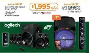 Sistema de audio Mod. Z606