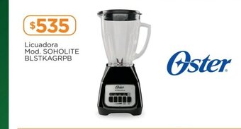 Chedraui Oster - Licuadora Mod. SOHOLITE BLSTKAGRPB oferta