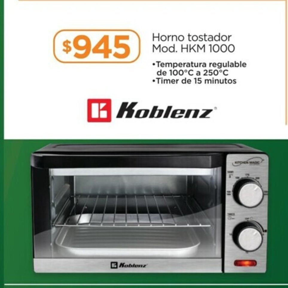 Horno Tostador Koblenz 32 L - Quien tiene el mejor precio? - Nau