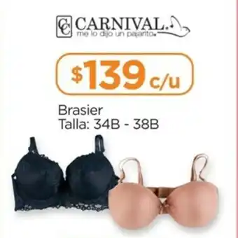 Carnival - Brasier Talla: 34B - 38B