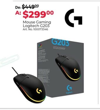 Mouse Gaming Logitech G203