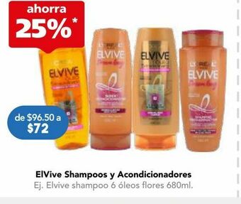 Farmacia San Pablo Elvive acond 6 oleos flores btl c/680ml oferta