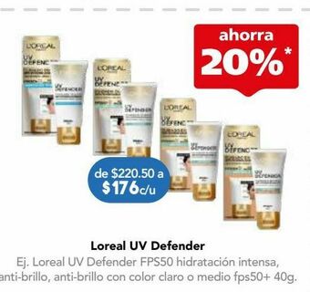 Loreal crem uv def hid int fps50+ c/40gr
