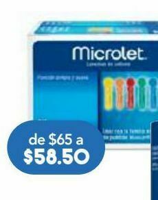 Farmacia San Pablo Microlet lancetas caj c/25 oferta