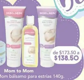 Mom to mom crema estrias a tub c/250ml