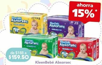 Farmacia San Pablo Kleen bb pañales absorsec med c/40pz oferta