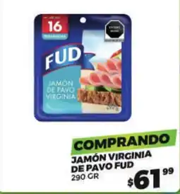 Merco Jamón virginia de pavo fud oferta