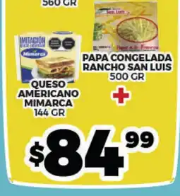 Merco Mimarca Queso Americano oferta
