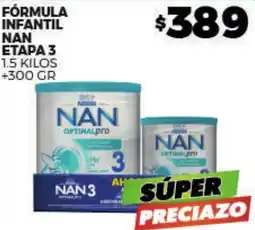 Merco Nan Formula Infantil Nan Etapa 3 oferta