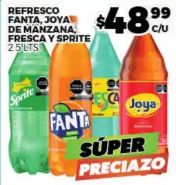 Merco Fanta, Joya de Manzana, Fresca y Sprite oferta