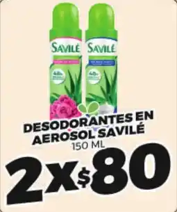 Merco Desodorantes en aerosol savilé oferta