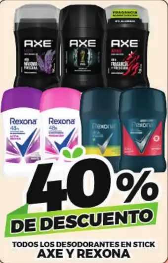 Merco axe y rexona oferta