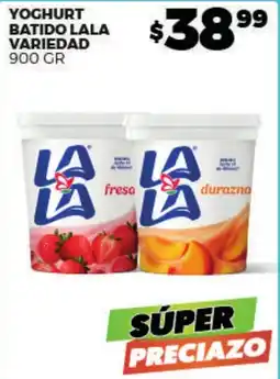 Merco lala yoghurt batido variedad oferta