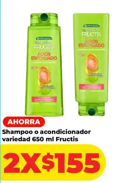 HEB Garnier Fructis Adiós Esponjado oferta