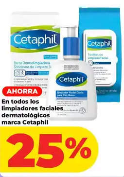 HEB Cetaphil limpiadores faciales dermatológicos oferta