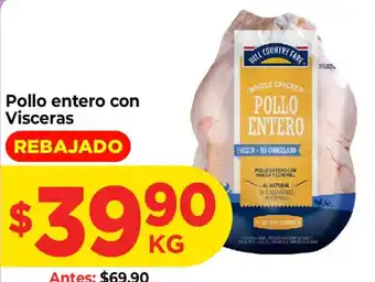HEB Hill Country Fare Pollo entero con Visceras oferta