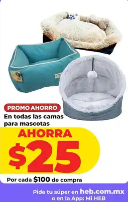 HEB camas para mascotas oferta